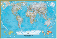 World mural map