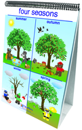 Flip charts weather & sky early  childhood science readiness