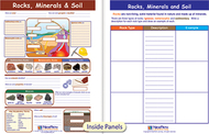 Rocks minerals & soil visual  learning guide science gr 3-5