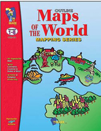 Outline maps of the world