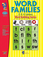 Word families 3 & 4 letters