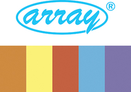 Array card stock vibrant 100 sht  assortment 5 colors