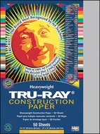 Tru ray 12 x 18 gray 50 sht  construction paper