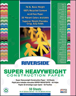 Riverside 9x12 pink 50 sht  construction paper
