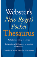 Websters new rogets thesaurus  pocket edition