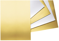 4 ply poster board gold 25 count