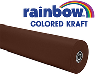 Brown rainbow kraft roll 1000 ft