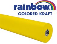 Yellow rainbow kraft roll 1000 ft