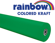 Brite green 36x1000 rainbow kraft