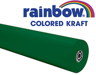 Rainbow kraft roll 100 ft green