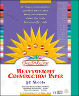 Sunworks 9x12 holiday green 50ct  construction paper
