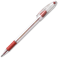 Pentel rsvp red med point ballpoint  pen