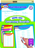 Wipe off learning board math