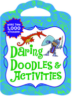 Activity sticker book daring  doodles and activities