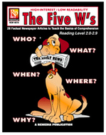The 5 ws 5th gr reading level