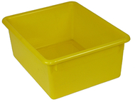 5in stowaway letter box yellow no  lid 13 x 10-1/2 x 5