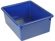 5in stowaway letter box blue no lid  13 x 10-1/2 x 5