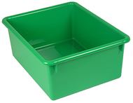 5in stowaway letter box green no  lid 13 x 10-1/2 x 5