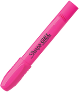 Sharpie gel pink fluorescent  highlighter