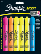 Sharpie tank 6 count asst carded