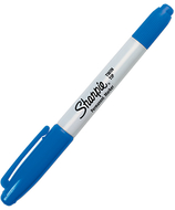 Sharpie twin tip blue permanent  marker