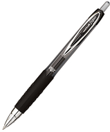 Uni ball gel 207 black retractable  gel pen medium point