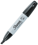 Sharpie chisel tip marker black