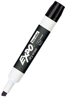 Expo 2 low odor dry erase marker  chisel tip black
