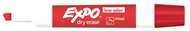 Expo 2 low odor dry erase marker  chisel tip red