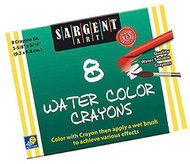 Sargent art watercolor crayons 8cnt