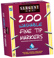 Sargent art best buy washable  marker assortment fine tip