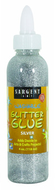 4oz glitter glue - silver