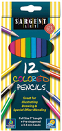 Sargent art colored pencils 12/set