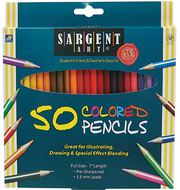 Colored pencils 50 color set