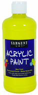 16oz acrylic paint - yellow