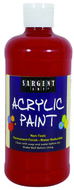 16oz acrylic paint - red