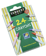 Sargent art crayons 24 count tuck  box