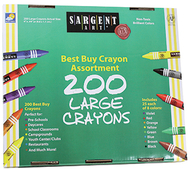 Sargent art large crayons 200 large  size