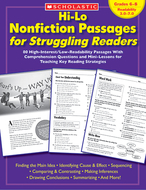 Hi-lo nonfiction passages gr 6-8  for struggling readers