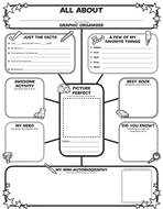 All about me web graphic organizer  posters