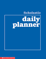 Scholastic daily planner gr k-8