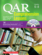 Qar comprehension lessons gr 6-8
