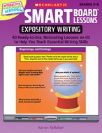Smart board lessons expository  writing