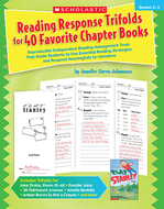 Reading response trifolds for 40  favorite chapter books