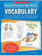 Read & practice mini-books  vocabulary
