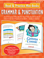 Read & practice mini-books grammar  & punctuation