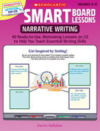 Smart board lessons narrative  writing
