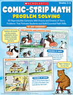 Comic strip math problem solving  gr 3-6