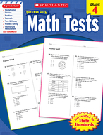 Scholastic success math tests gr 4