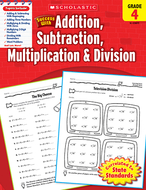 Scholastic success gr 4 addition  subtraction multiplication divisin